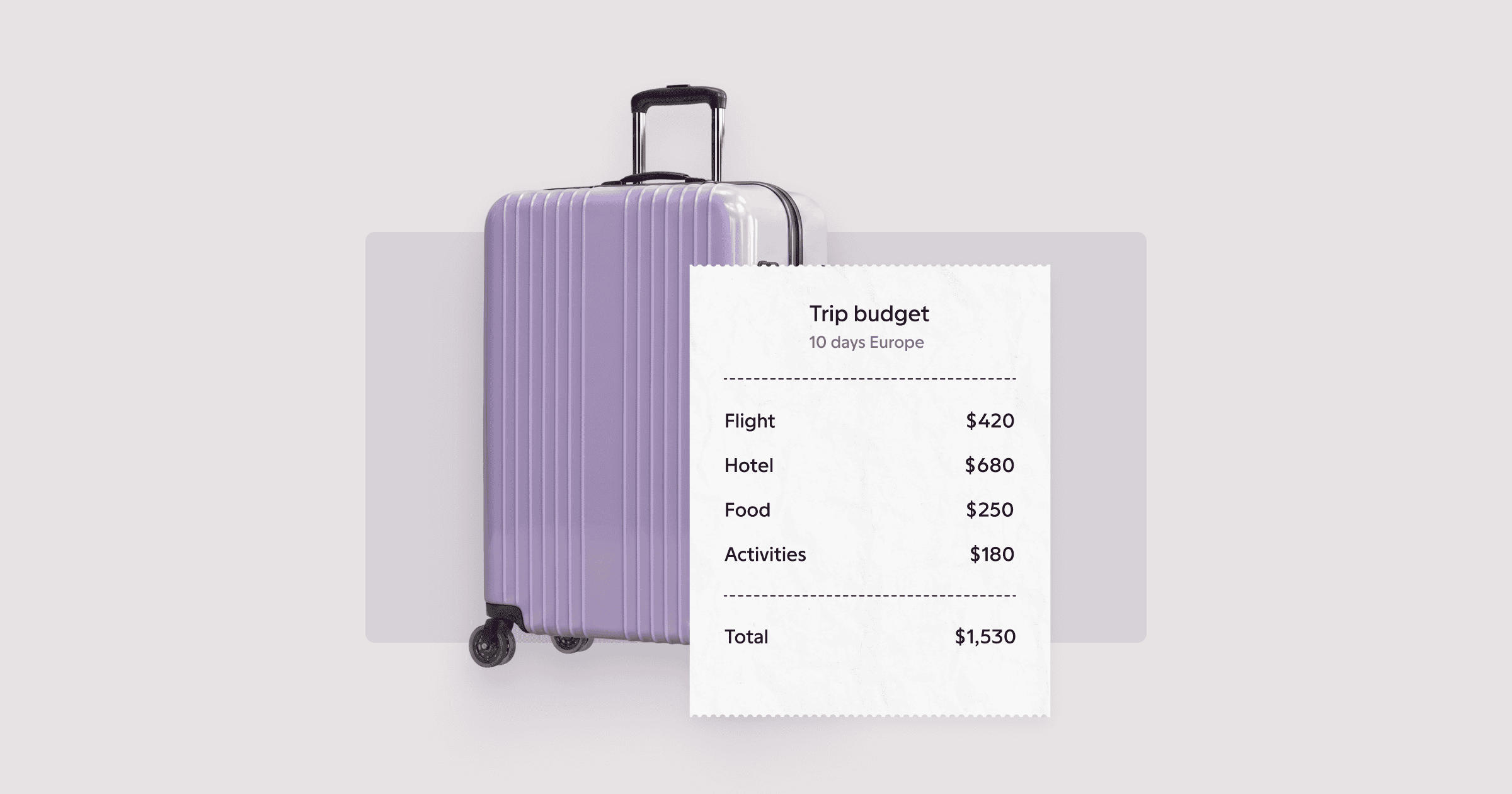 Travel map with a plane and location pin